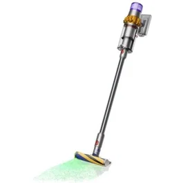 Dyson Aspiradora sin Cable V15 Detect Absolute 446986-01 con Batería, 230 AW, 60 Min Autonomía, HEPA, Fluffy Optic y Digital Motorbar, Cubo 0.77L